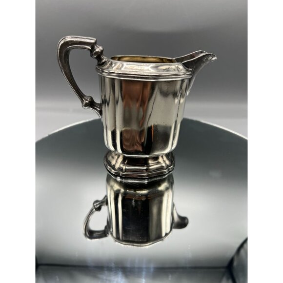 1920s Creamer Afternoon Tea Milk Jug Art Deco Stately EPNS Mulholland Bros #1648 - Picture 12 of 12